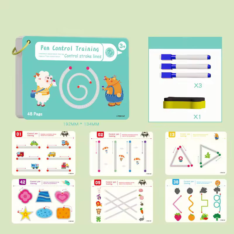 JoySteps Reusable Tracing Book™